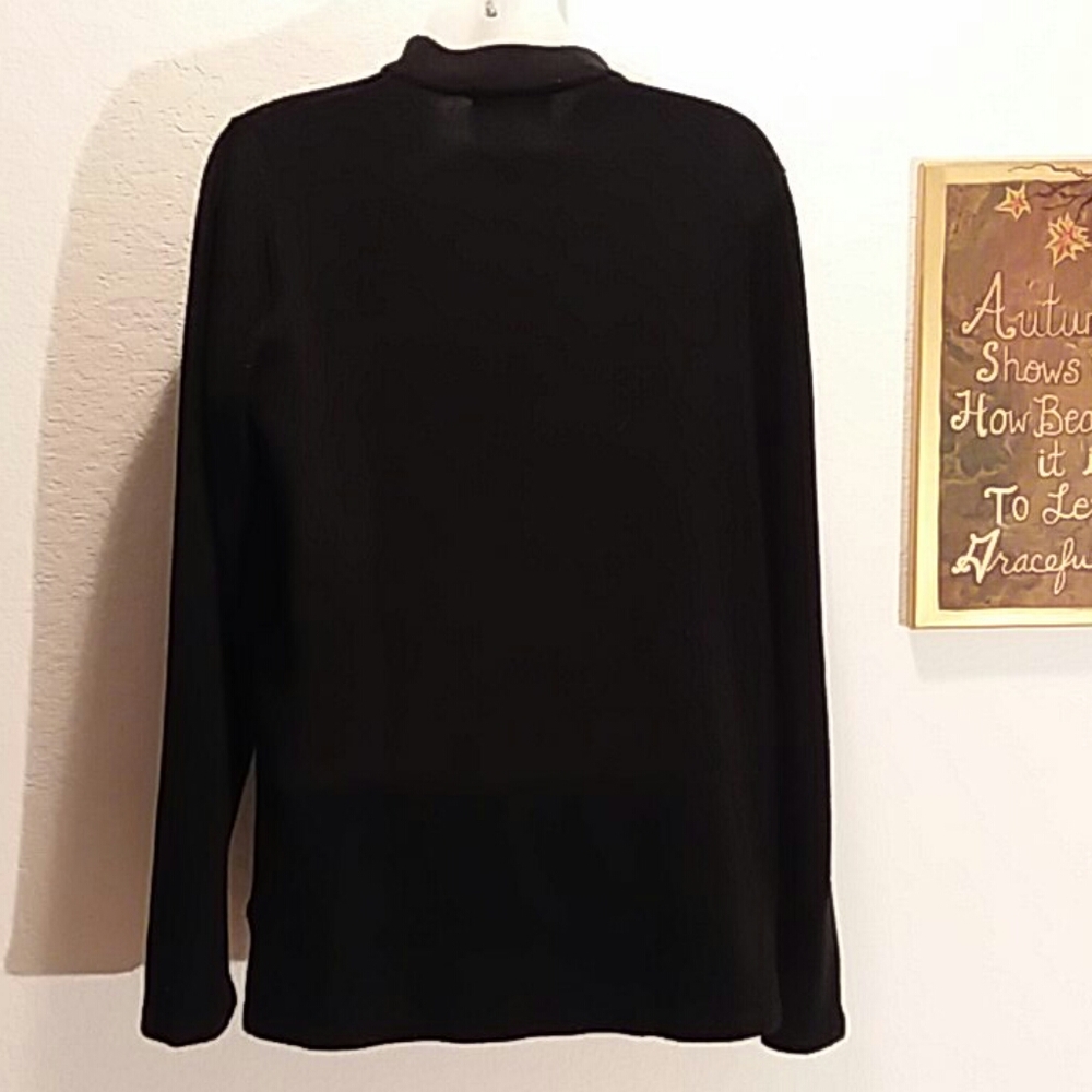 SALE! Quacker Factory Rhinestone Sweater - Picture 3 of 4